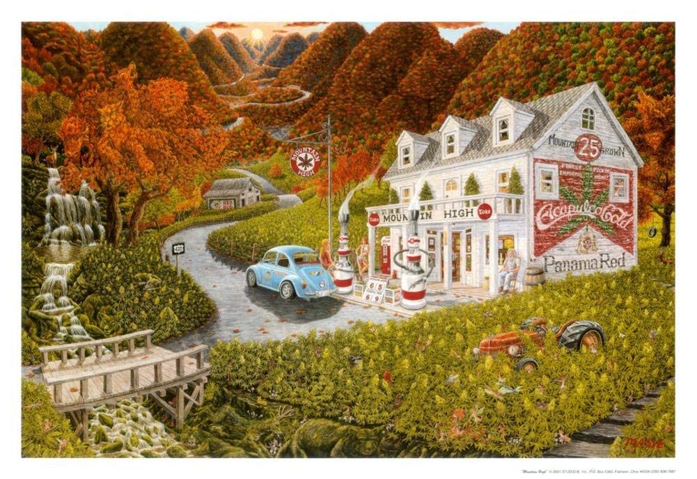 Amazon.com: Picture Peddler Laminated Mountain High Poster by Tom